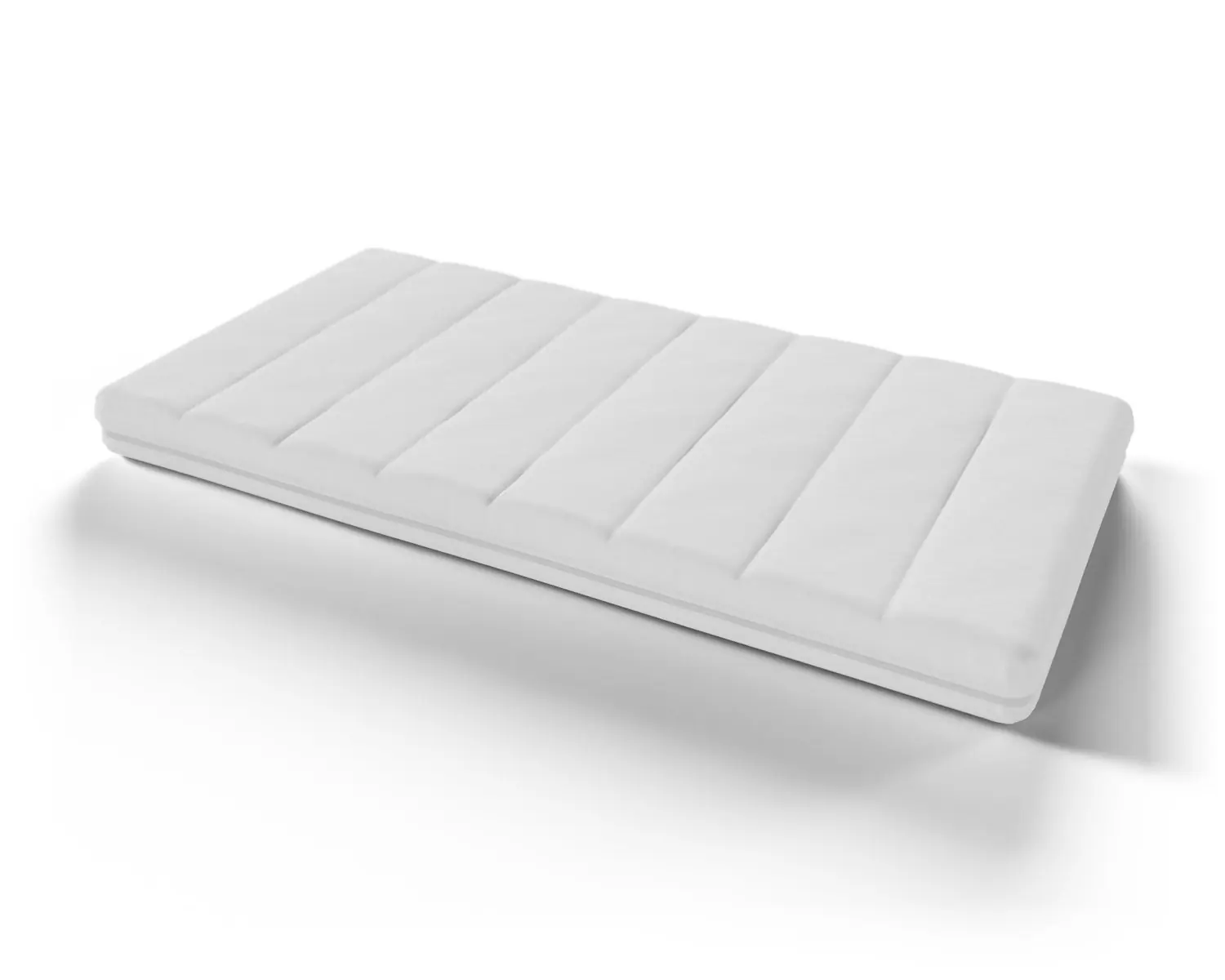 Sterretje babymatras met gestikte witte bamboe tijk